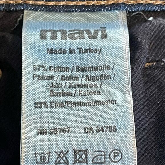 Mavi Zach Straight Tag tailored, now 34X27 Dark Blue, snug waist, loose leg - Picture 4 of 13